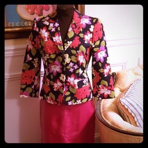 Tahari Floral blazer